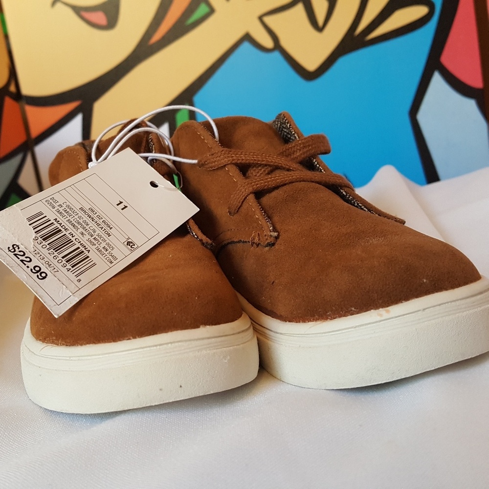 ❎SOLD❎Little Boy's Chukka Boots Toddler 11 Brown - Picture 5 of 7